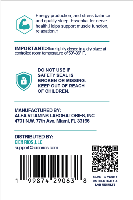CalmCore back label
