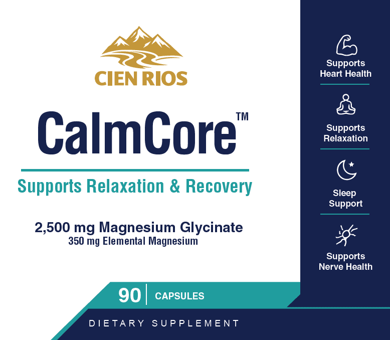 CalmCore Restore front label